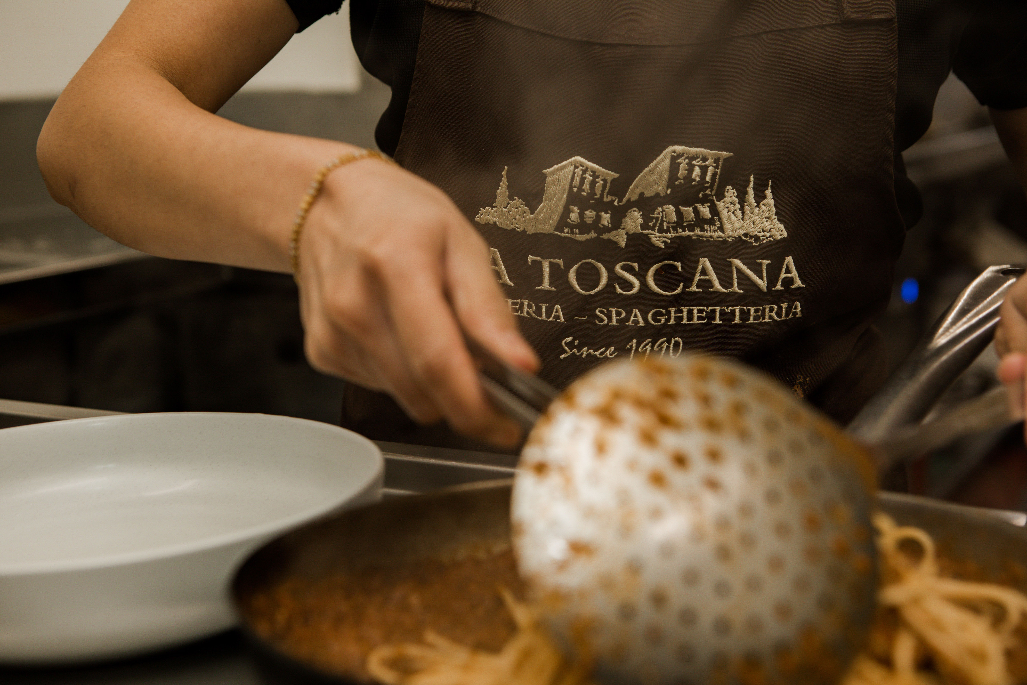 Dough made by hand